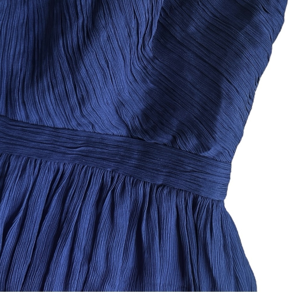 J.Crew Selma Strapless Silk Taffeta Dress Navy Blue 6 Cocktail Bridesmaid NWT - Picture 4 of 12